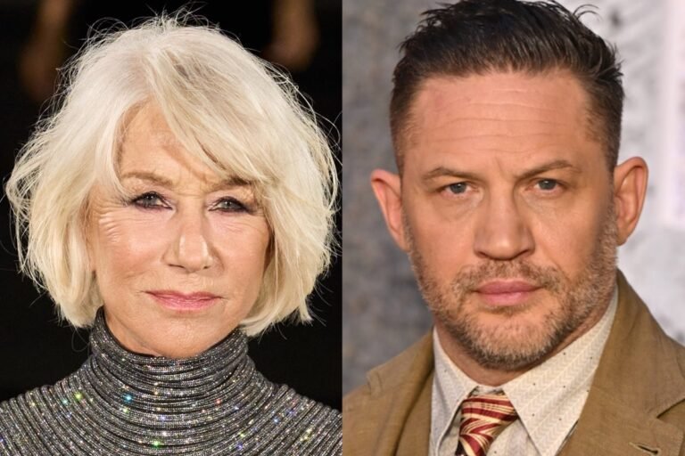 Helen Mirren and Tom Hardy on the set of MobLand, a film that explores the world of organised crime, with a focus on the behaviour of the cast and crew