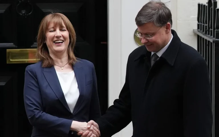 The UK's exit from the customs union as part of the Brexit agreement has sparked intense debate, with potential costs to Britain of up to £40bn per year, affecting trade relationships and the economy, with the Union Jack and EU flag in the background