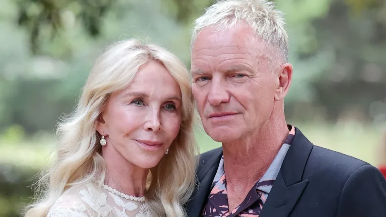Sting and Trudie Styler share a romantic moment, showcasing their enduring love and commitment to each other, a rare insight into their 33-year marriage
