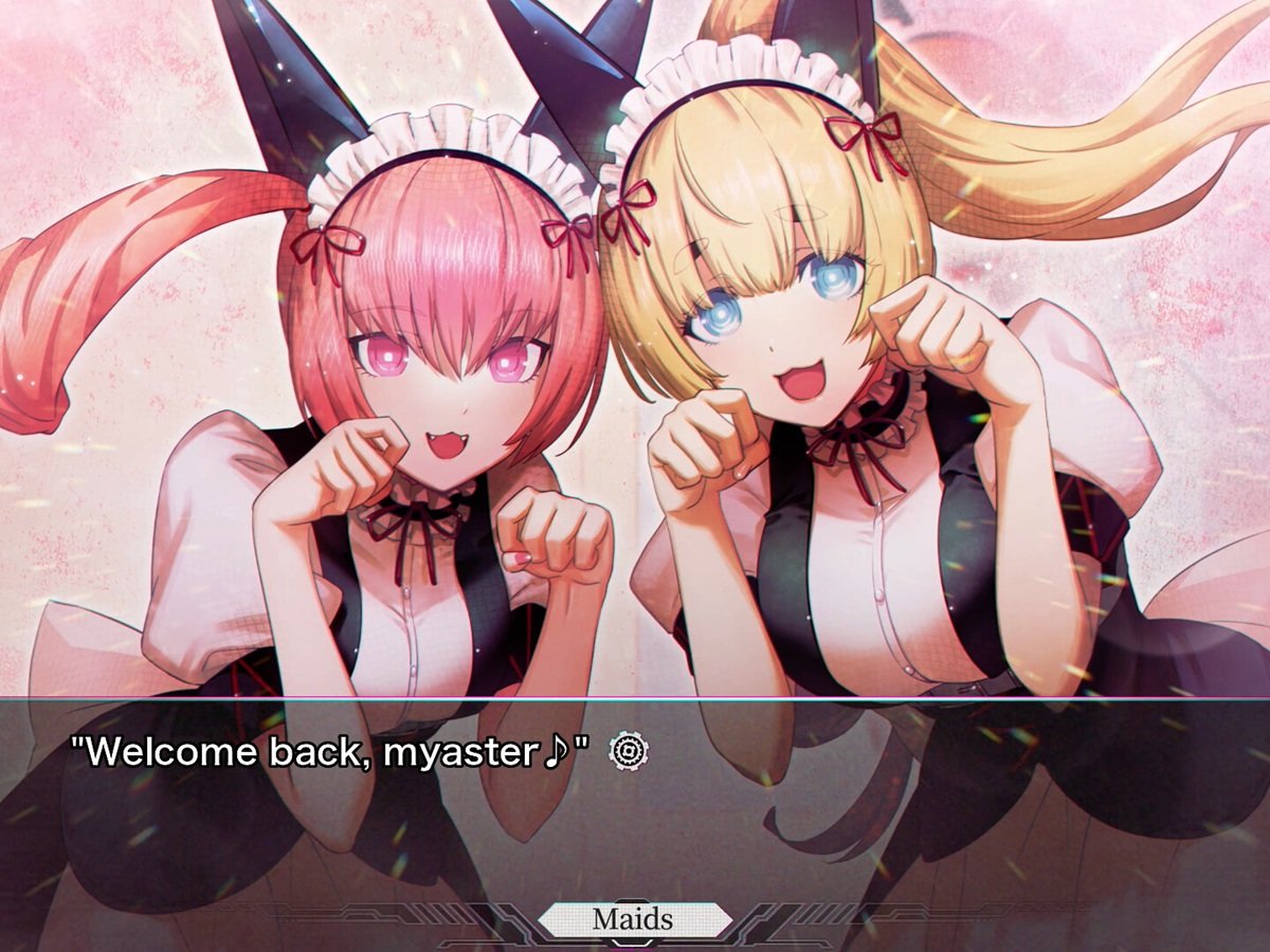 Steins;Gate Re:Boot logo on a console