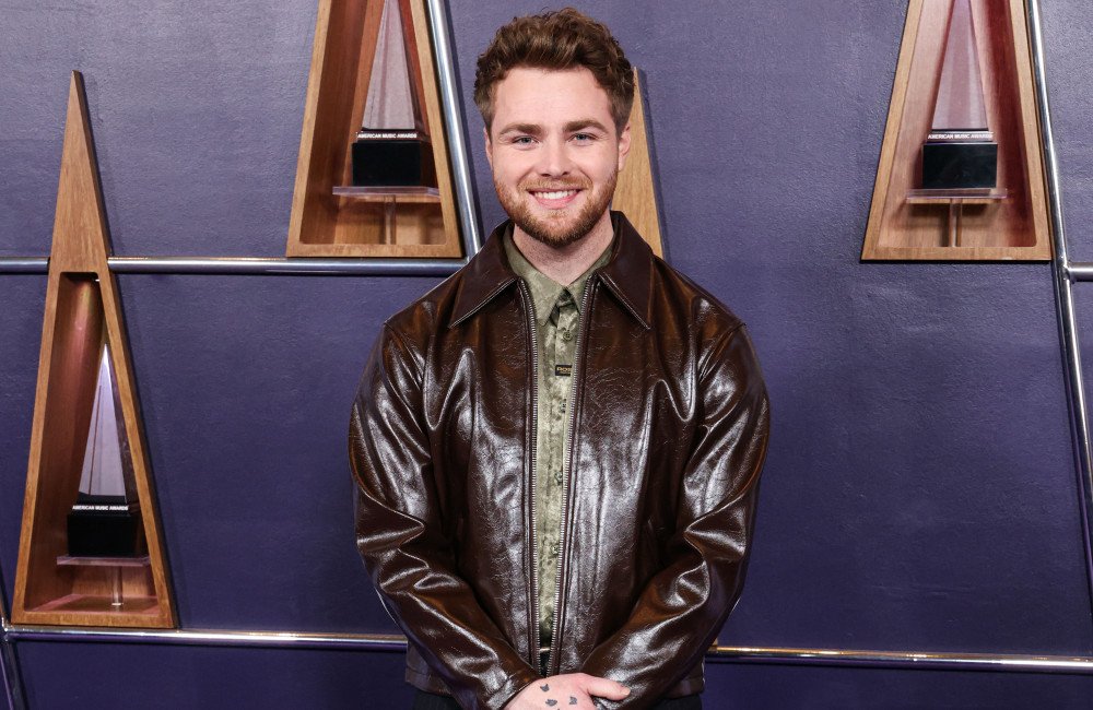 Lewis Capaldi performing on stage