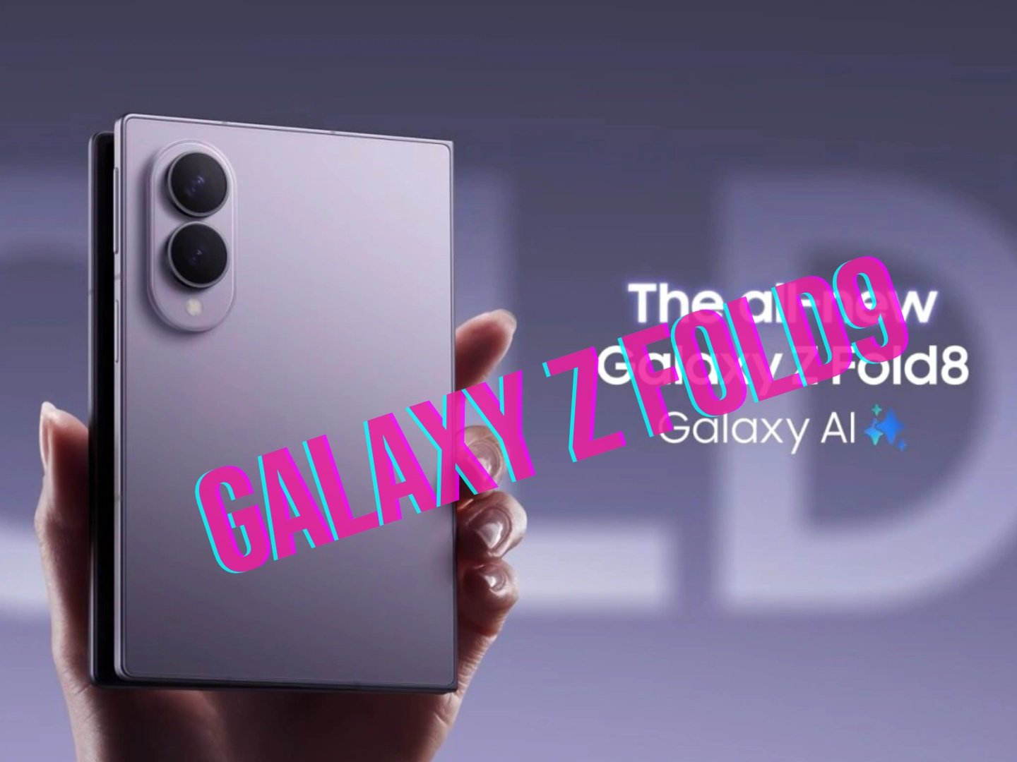 Samsung Galaxy Z Fold 9 leaked image