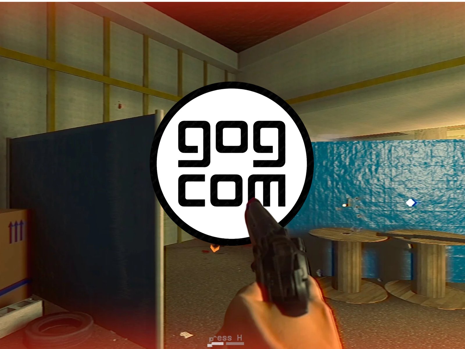 GOG logo with games