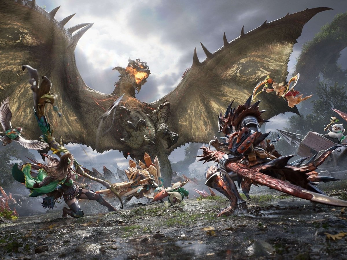 Monster Hunter Outlanders gameplay