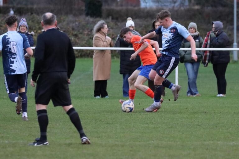 Ludlow Town football team in action