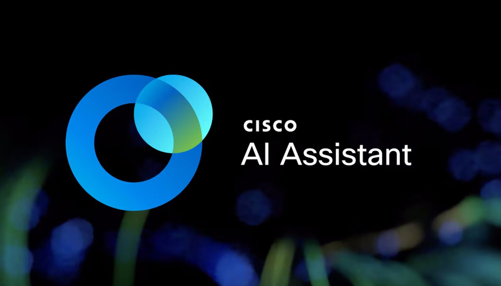 Cisco logo with code background