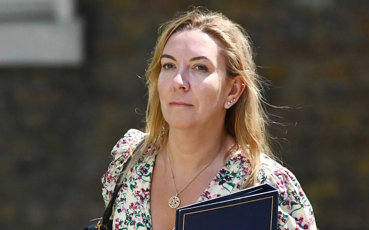 Antonia Romeo, a powerful and influential figure in the UK government, with a deep understanding of the civil service and its many intricacies, pictured in a formal setting, showcasing her exceptional leadership skills and ability to navigate complex bureaucratic systems