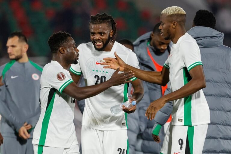 Nigeria's Super Eagles in AFCON action